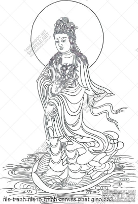 file tranh file in tranh canvas phat giao 563