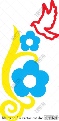 file tranh file vector cot den dien led cong chao led dai ngang duong 16