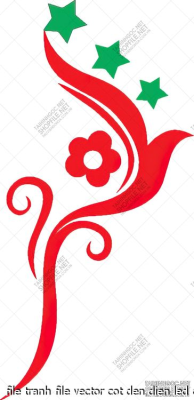 file tranh file vector cot den dien led cong chao led dai ngang duong 17