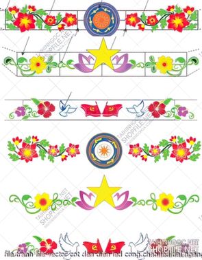 file tranh file vector cot den dien led cong chao led dai ngang duong 26