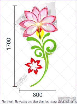 file tranh file vector cot den dien led cong chao led dai ngang duong 39