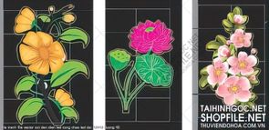 file tranh file vector cot den dien led cong chao led dai ngang duong 40