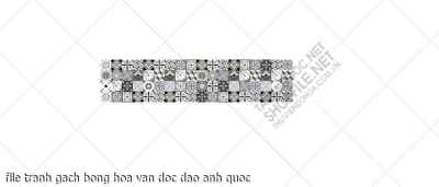 file tranh gach bong hoa van doc dao anh quoc