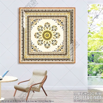 file tranh gach lot san hoa tiet chau au 332023 dao