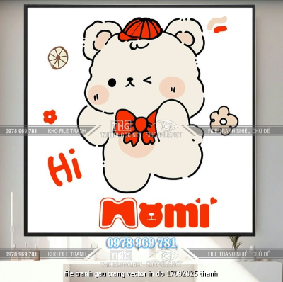 file tranh gau trang vector in do 17092025 thanh