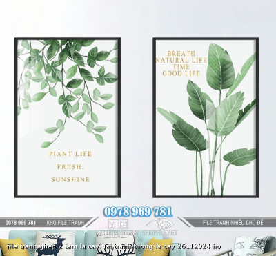 file tranh ghep 2 tam la cay hai tranh tuong la cay 26112024 ho