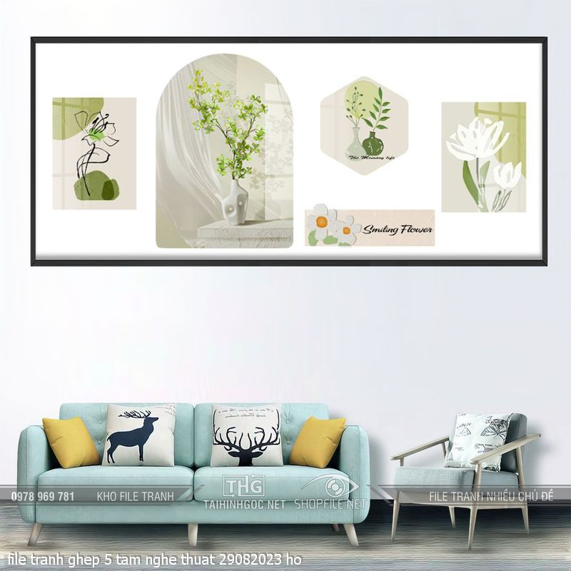 file tranh ghep 5 tam nghe thuat 29082023 ho