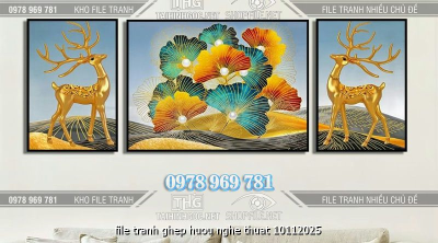 file tranh ghep huou nghe thuat 10112025