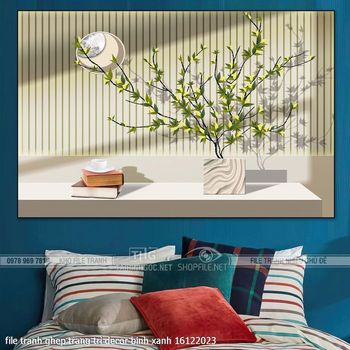 file tranh ghep trang tri decor binh xanh 16122023