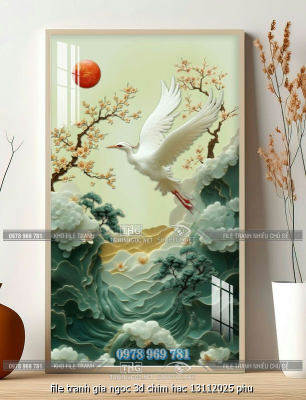 file tranh gia ngoc 3d chim hac 13112025 phu