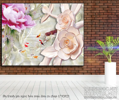 file tranh gia ngoc hoa mau don ca chep 1742023