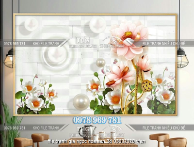 file tranh gia ngoc hoa sen 3d 03032025 vien