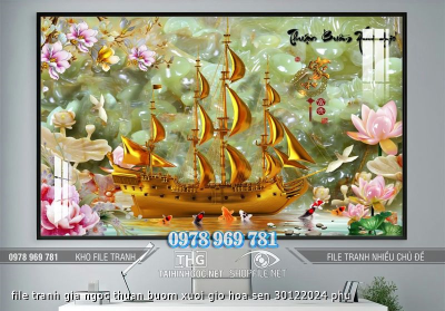 file tranh gia ngoc thuan buom xuoi gio hoa sen 30122024 phu