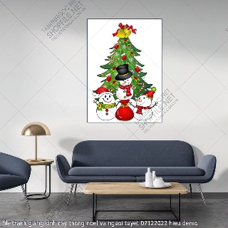 tranh cong giao file tranh giang sinh cay thong noel va nguoi tuyet 07122022 hieu