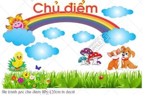 file tranh goc chu diem 80x 120cm in decal