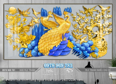 file tranh hai chim cong nghe thuat decor 24072024 hanh
