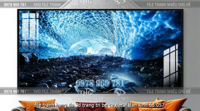 file tranh hang da 3d trang tri be ca decal dan kinh 6d 057