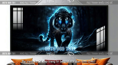 file tranh ho 3d dep trang tri be ca decal dan kinh t1467