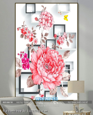 file tranh hoa 3d 11092024 vien