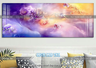 file tranh hoa 3d nghe thuat dep trang tri 06092025 vy