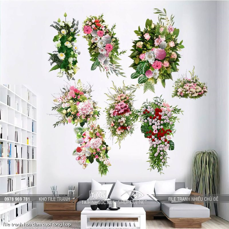 file tranh hoa dam cuoi tong hop