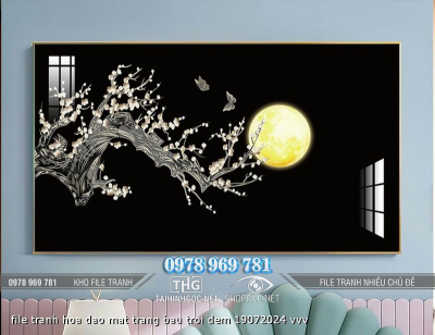 file tranh hoa dao mat trang bau troi dem 19072024 vvv