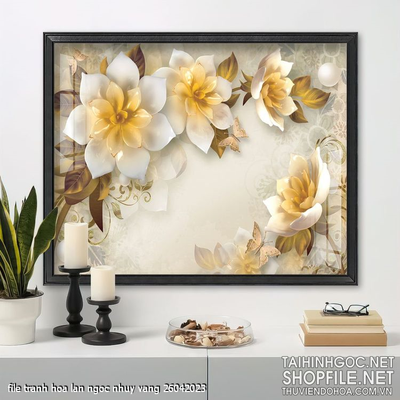 file tranh hoa lan ngoc nhuy vang 26042023