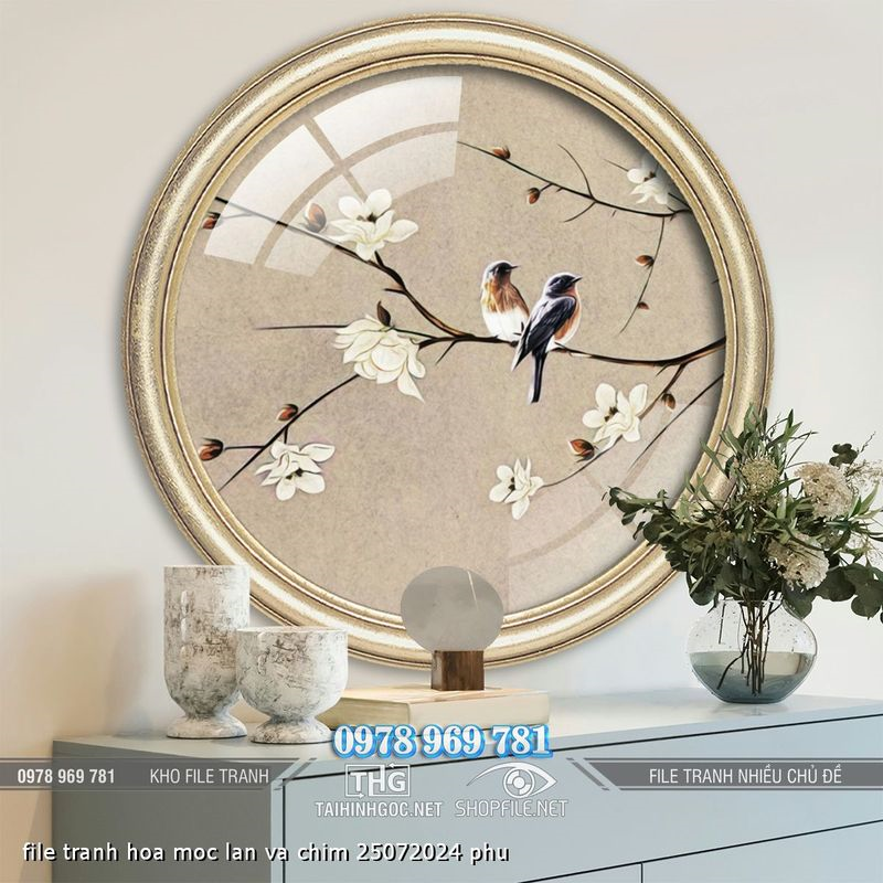 file tranh hoa moc lan va chim 25072024 phu