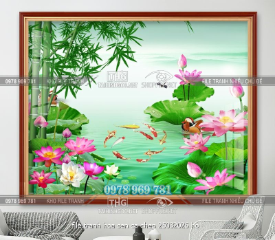 file tranh hoa sen ca chep 25032026 ho