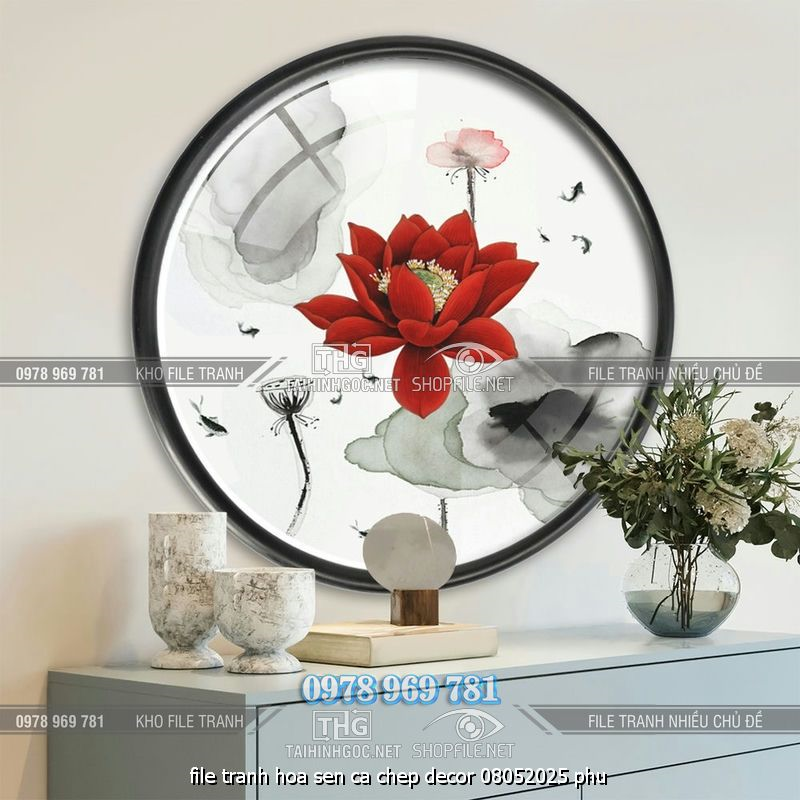 file tranh hoa sen ca chep decor 08052025 phu