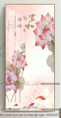 file tranh hoa sen ca chep gia ngoc 2082025 ho