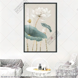 file tranh hoa sen decor