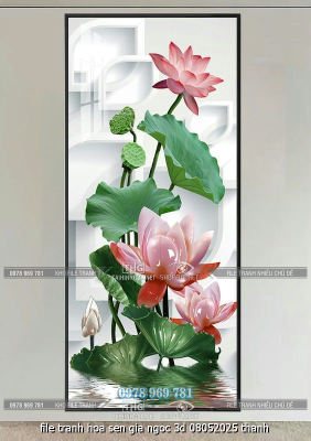 file tranh hoa sen gia ngoc 3d 08052025 thanh