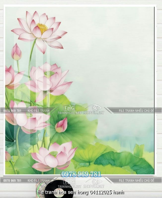 file tranh hoa sen hong 04112025 hanh
