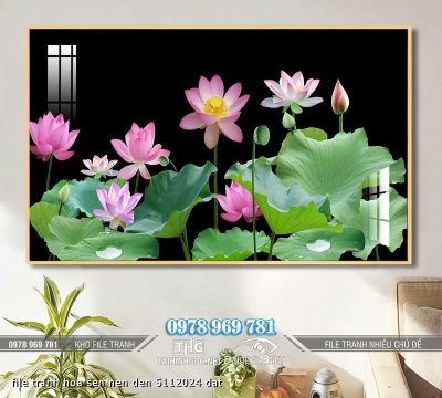 file tranh hoa sen nen den 5112024 dat