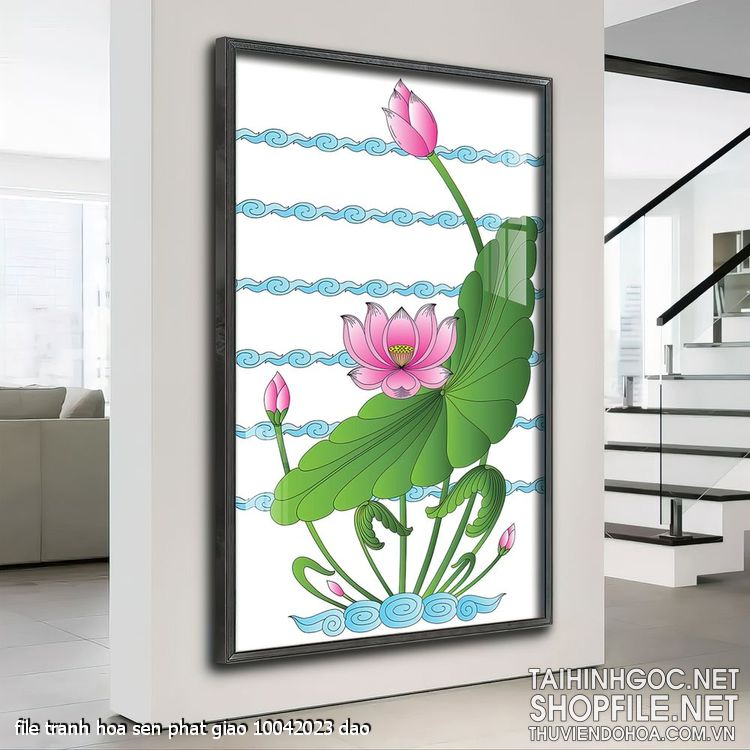 file tranh hoa sen phat giao 10042023 dao