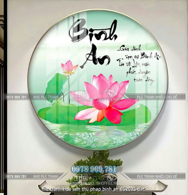file tranh hoa sen thu phap binh an 852025 dat