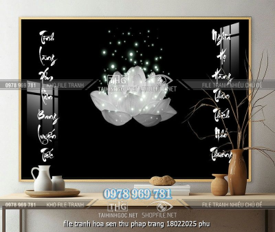 file tranh hoa sen thu phap trang 18022025 phu