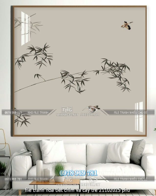 file tranh hoa tiet chim va cay tre 21102025 phu