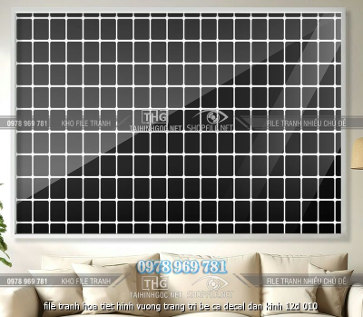 file tranh hoa tiet hinh vuong trang tri be ca decal dan kinh 12d 010