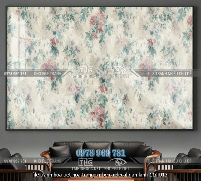 file tranh hoa tiet hoa trang tri be ca decal dan kinh 11d 013