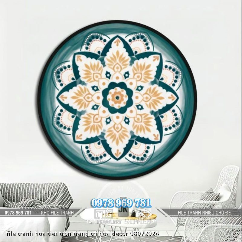 file tranh hoa tiet tron trang tri hoa decor 08072024