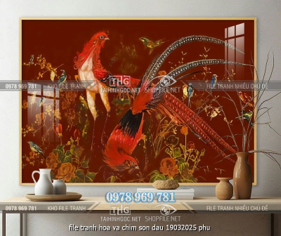 file tranh hoa va chim son dau 19032025 phu