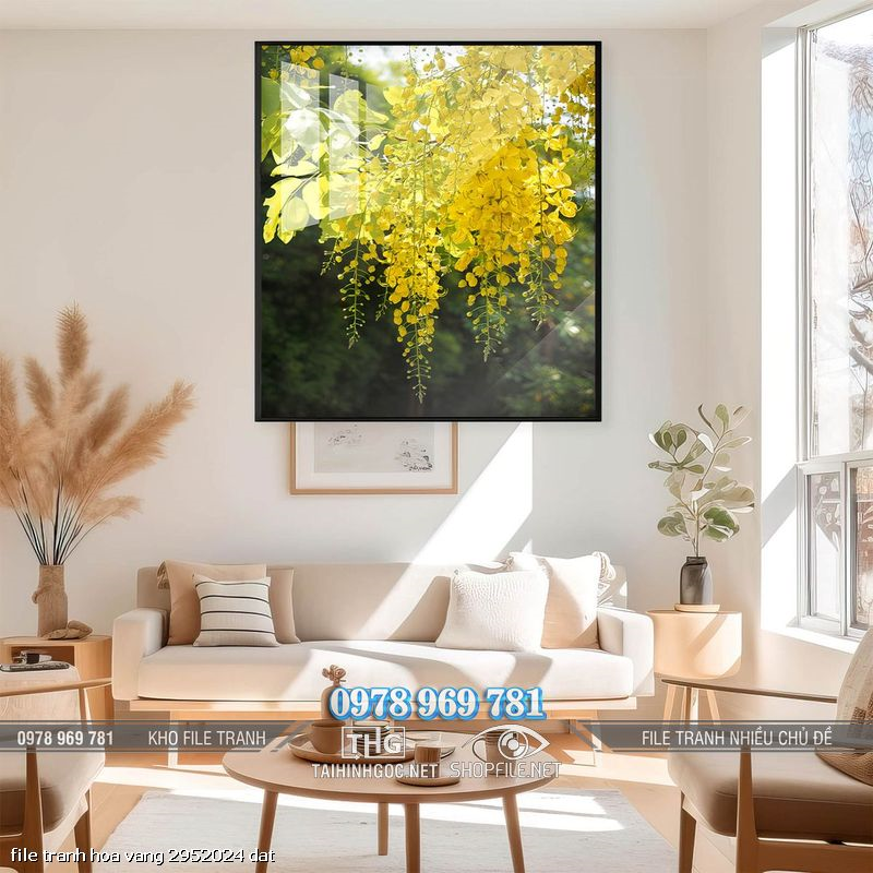 file tranh hoa vang 2952024 dat