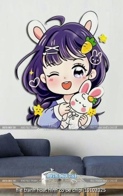 file tranh hoat hinh co be chipi 10102025