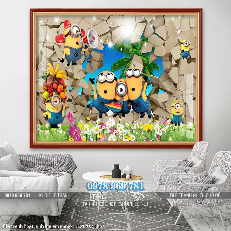 file tranh hoat hinh tre em minion 1642024 ho