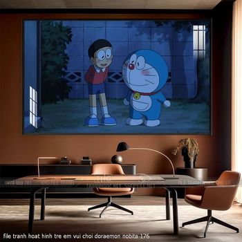 file tranh hoat hinh tre em vui choi doraemon nobita 176