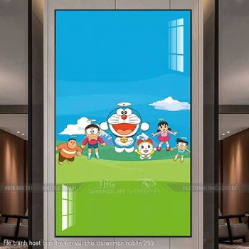 file tranh hoat hinh tre em vui choi doraemon nobita 299