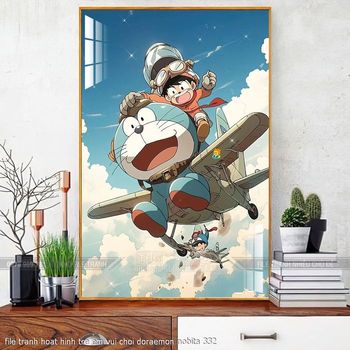file tranh hoat hinh tre em vui choi doraemon nobita 332