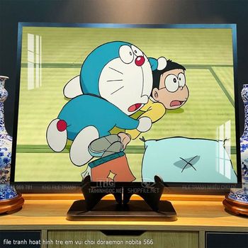 file tranh hoat hinh tre em vui choi doraemon nobita 566